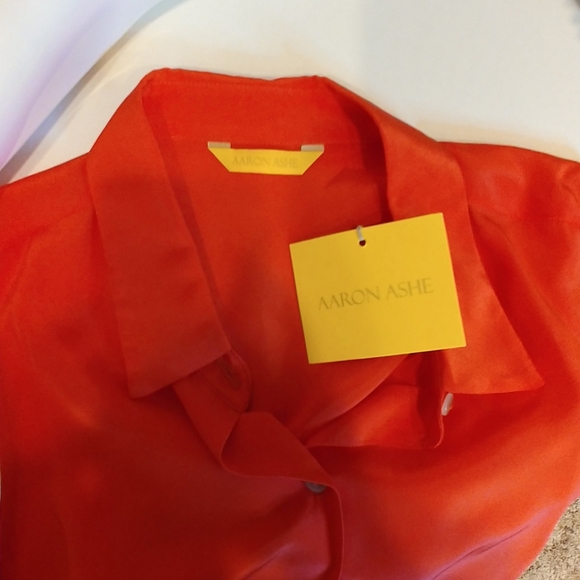 AARON ASHE SILK SHIRT DRESS XS & M - Picture 7 of 7